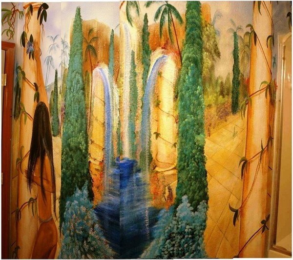 Surreal Bathroom Mural
