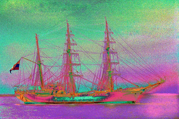 Psychedelic Sandy Hook Schooner