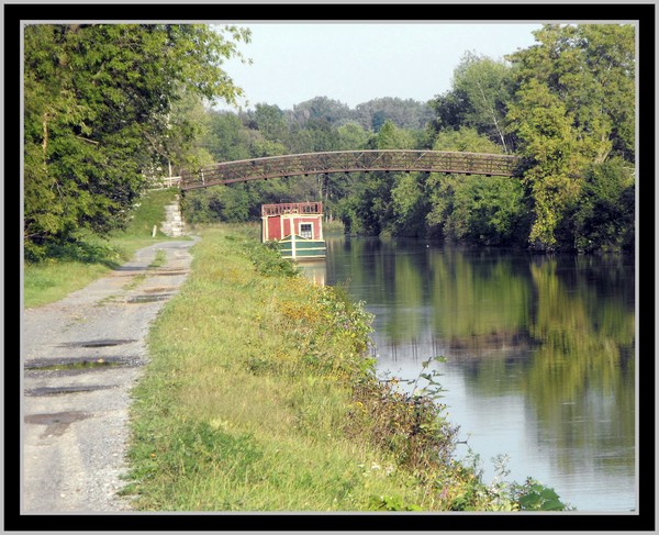 Barge On Erie Canal