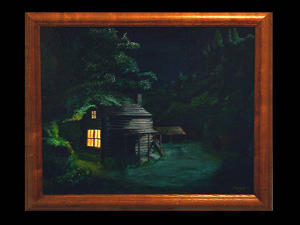 Valley Crucis Cabin in the Moon Light