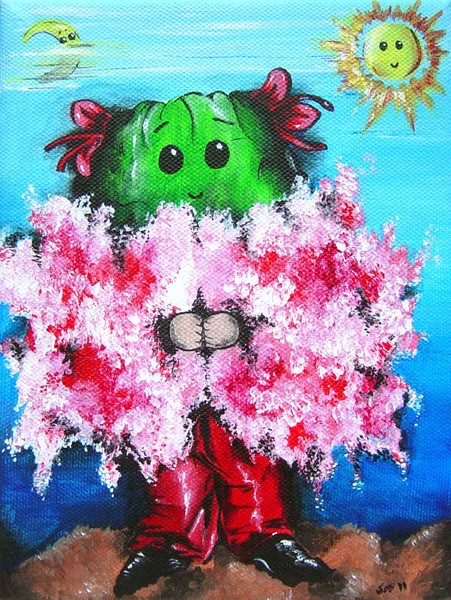 Jelly cherry blossom man