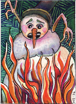 snowman on fire 3