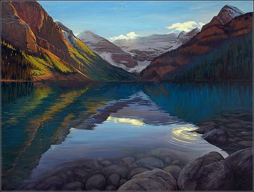 A View Through Lake Louise