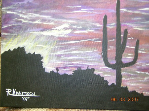 Desert at Sunset