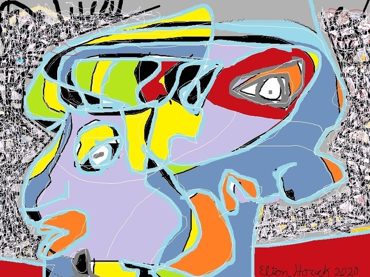 With this kit You too Can CLONE FROM HOME..(c) 2020..elton houck...digital self clonning art