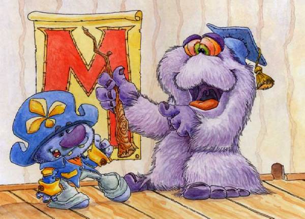 M is for Monster