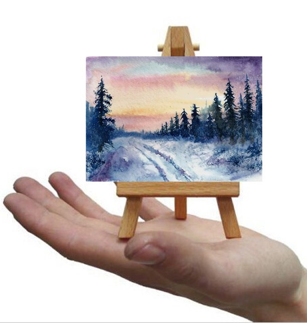 Winter sunset