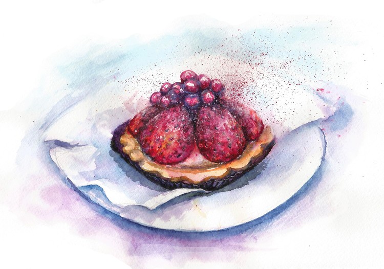 Strawberry cake