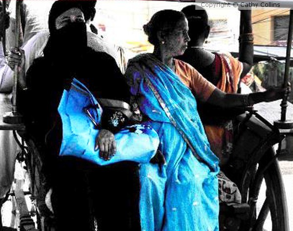 Women in Rikshaw Jaipur India