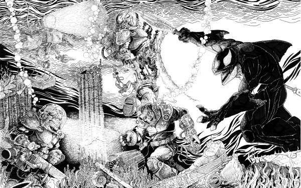 Death in the underwater runes