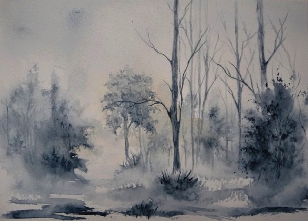 Blue forest
