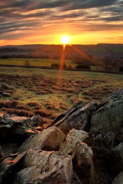 Sunset On The Rocks