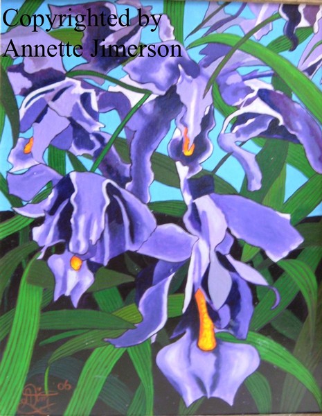 Purple Orchids