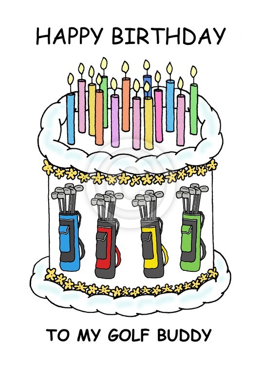 Golf Buddy Happy Birthday