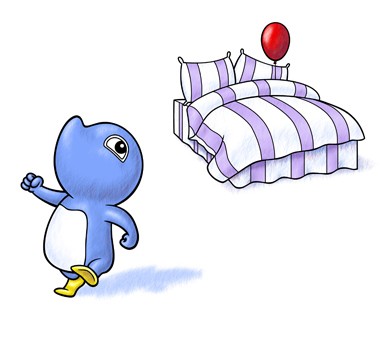 Adelia wakes up