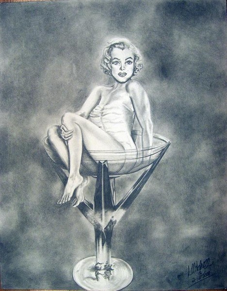 Marilyn Monroe Burlesque Portrait