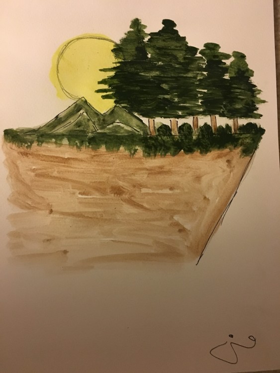 on the edge