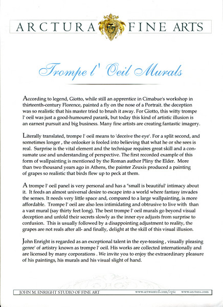 Trompe l' Oeil ... a description