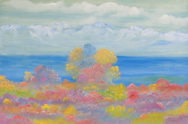 Autumn Mountain Impression (Monet Study)
