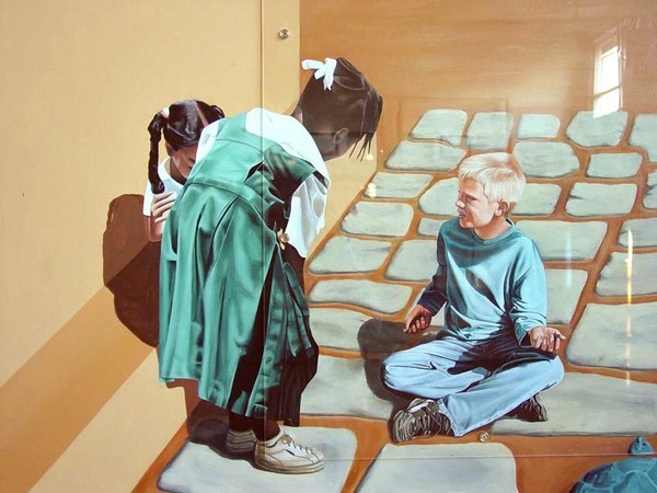 Detail of Mural (in a school)