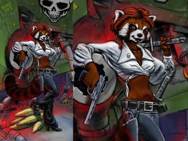 Firefox - aka redpanda space-pirate