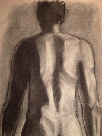 Male back