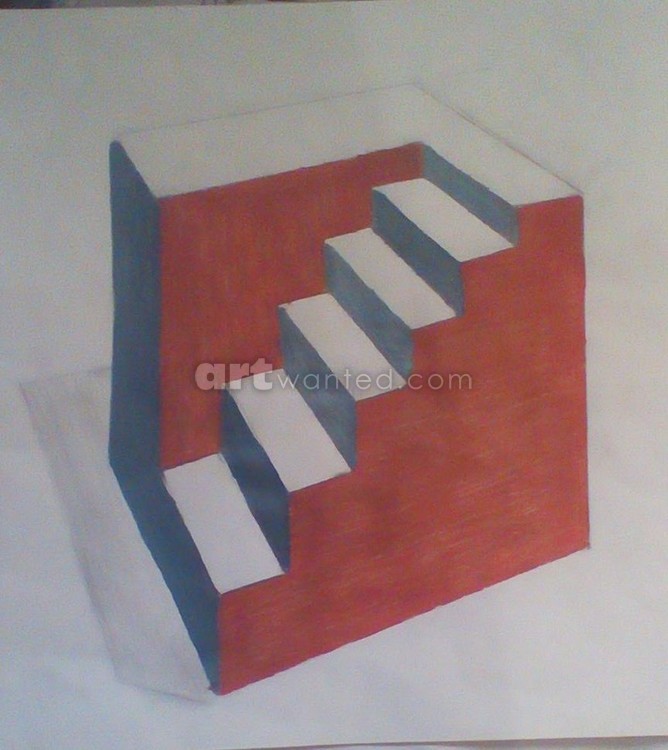 3-D stairs