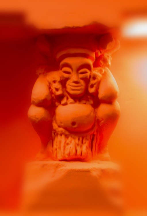 fantasy inca sculpture