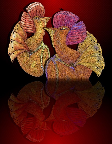 Two Cockrels