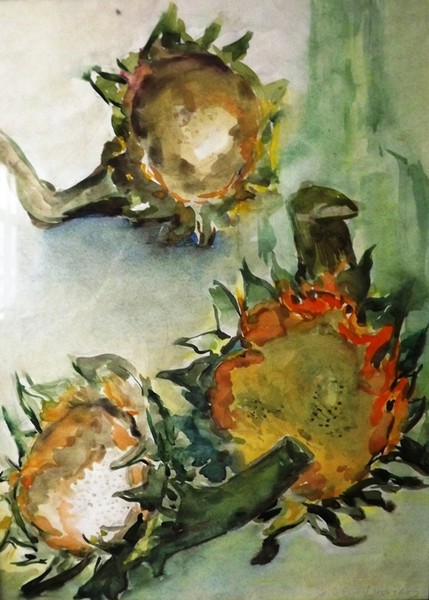 Autums Sunflowers and Wine