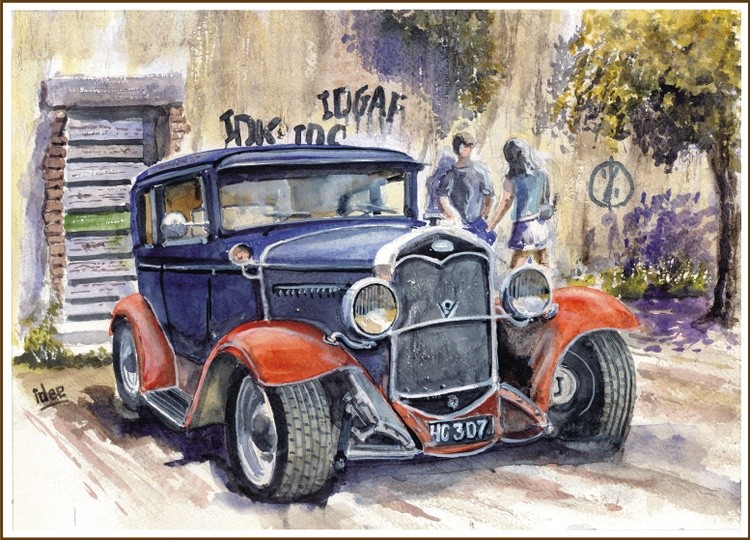 Stylish hotrod