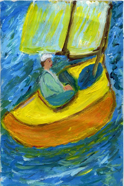 yellow boat