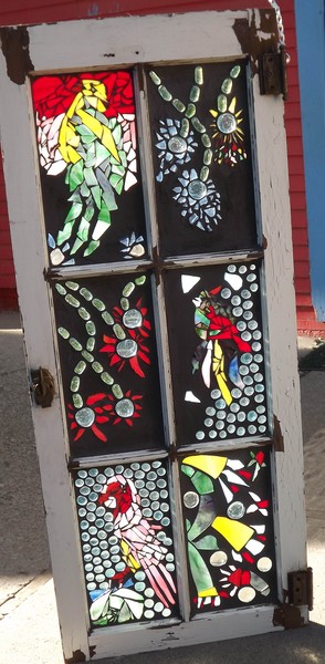 Fly with the birds....mosaic window