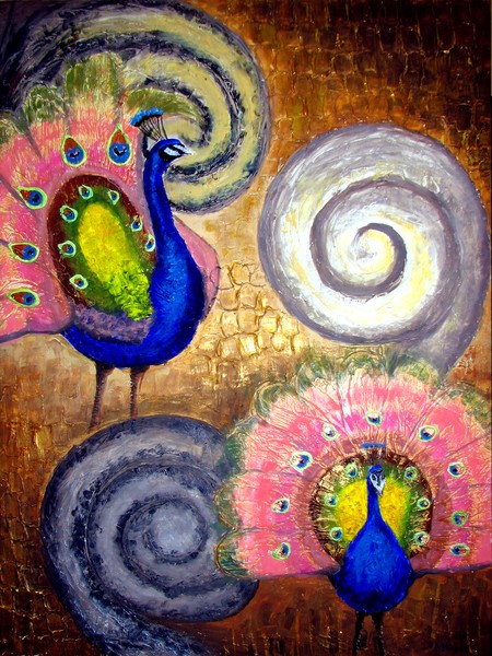 peacock swirl