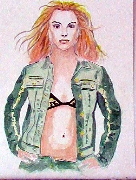 girl in demin jacket