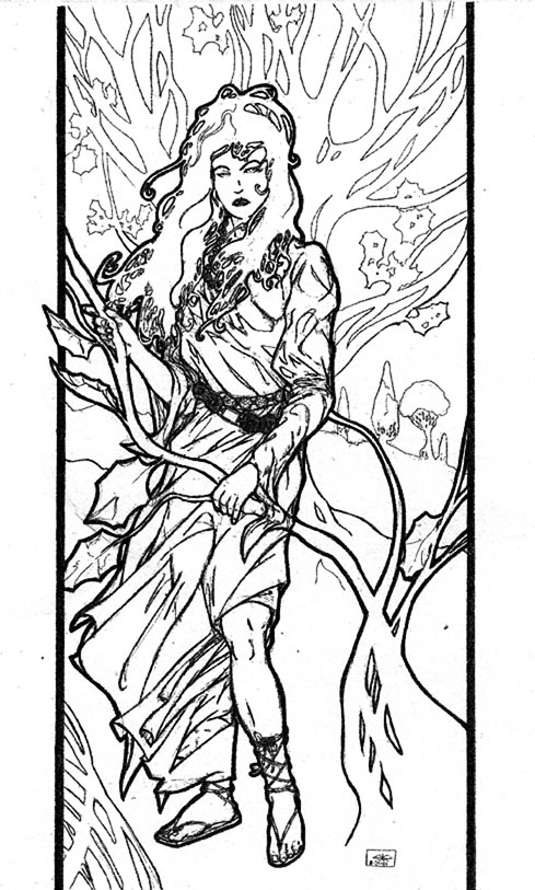 Mucha inspired