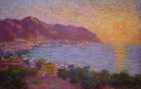 Sunset in Aqaba, Jordan