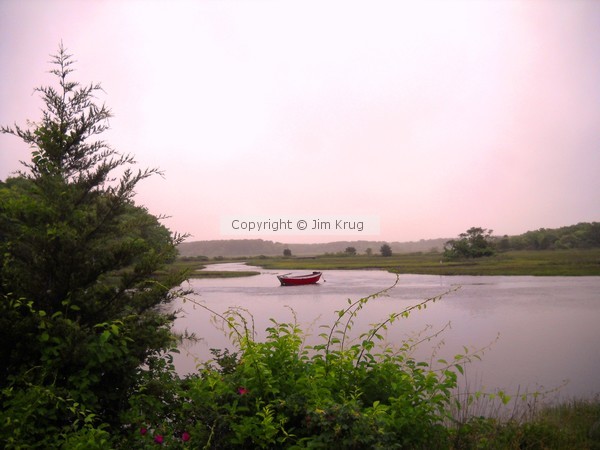 Rowboat in Cape Cod Bay