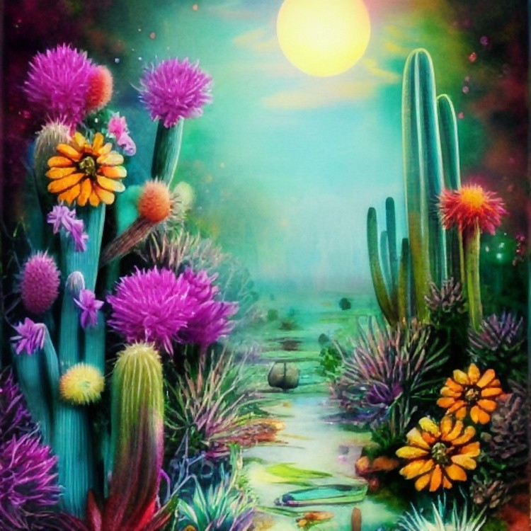 The blooming desert