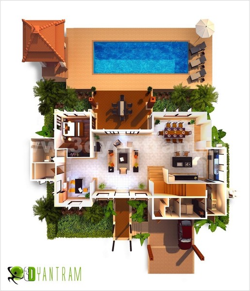 3D Floor Plan Spain