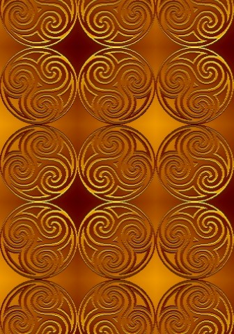 Gold Triskele