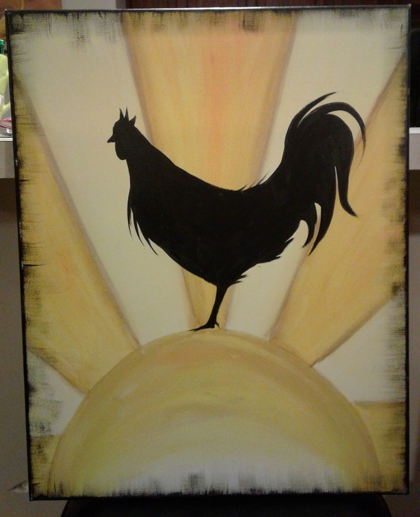 Sunrise Rooster