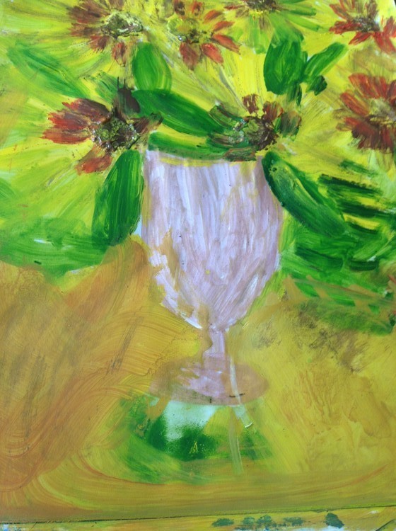 Sunflowers  in still life