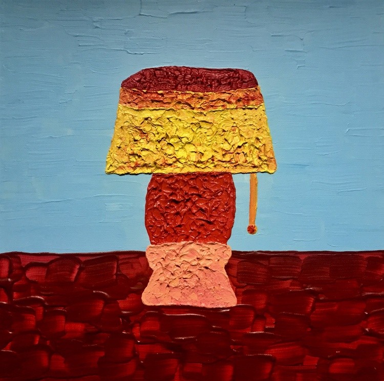 Still life with a table lamp