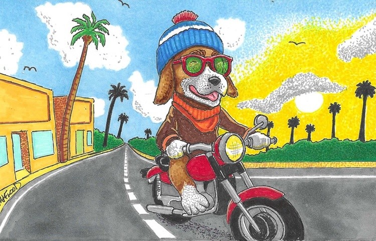 Doggie Loves to Ride!