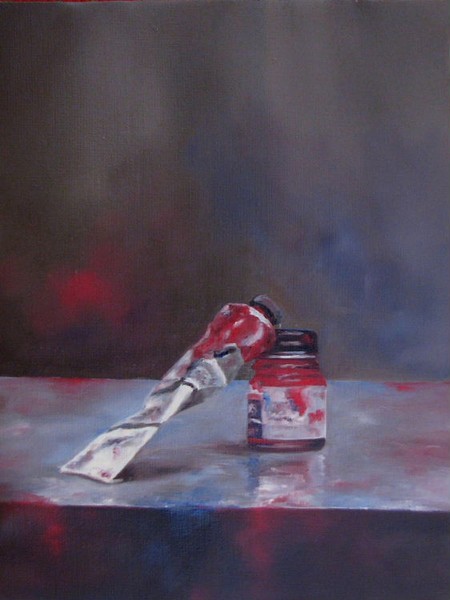 Still life with paints