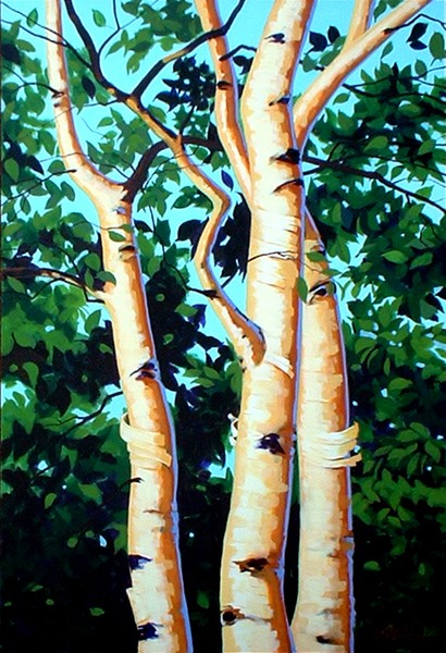 Three Birches