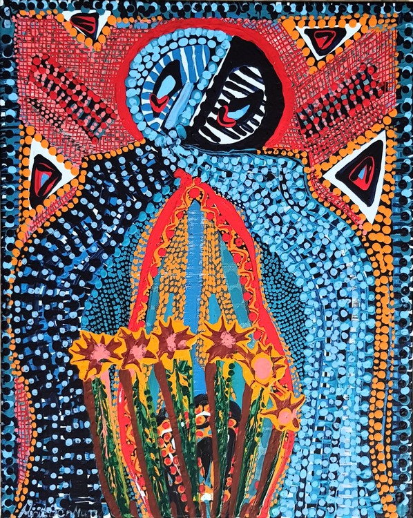 Artista israelita cuadros acrilico en canvas