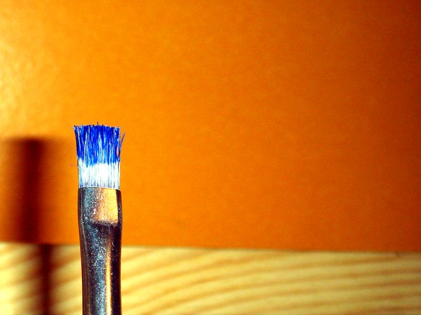 Paint blue