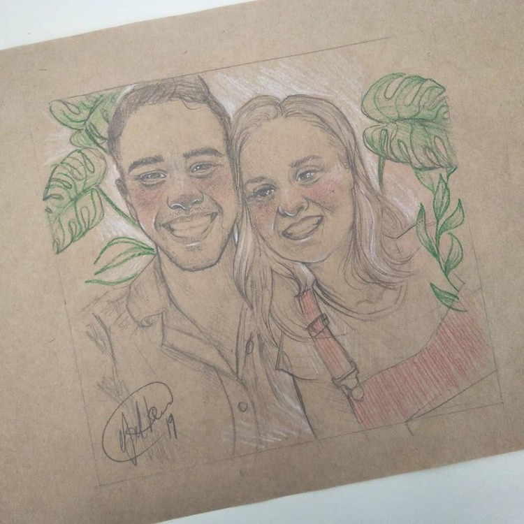 Another commission piece  love doing these quick little ones  
